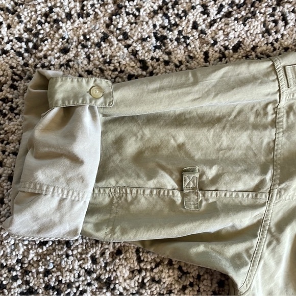 Ex Officio Adventure Shirt Vented Long Sleeve Khaki Fishing Outdoor Shirt XXL - Picture 8 of 15